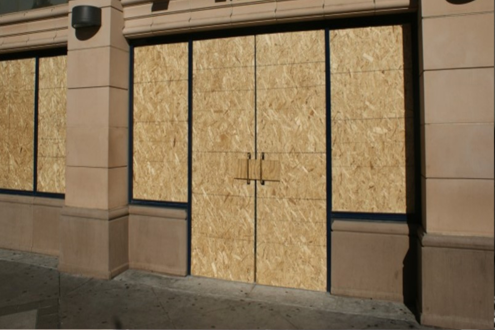 Boarding Up in East London
